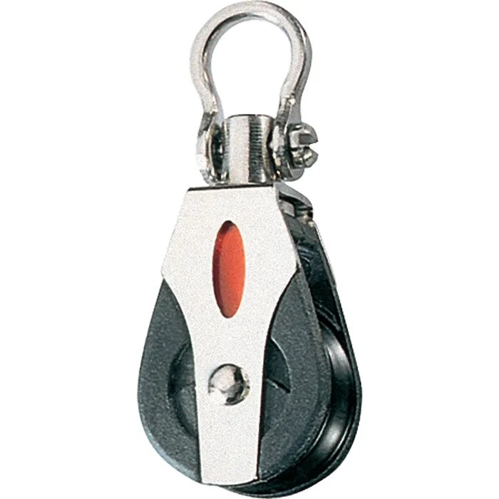 SERIES 20 BALL BEARING SINGLE BLOCK WITH SWIVEL SHACKLE
