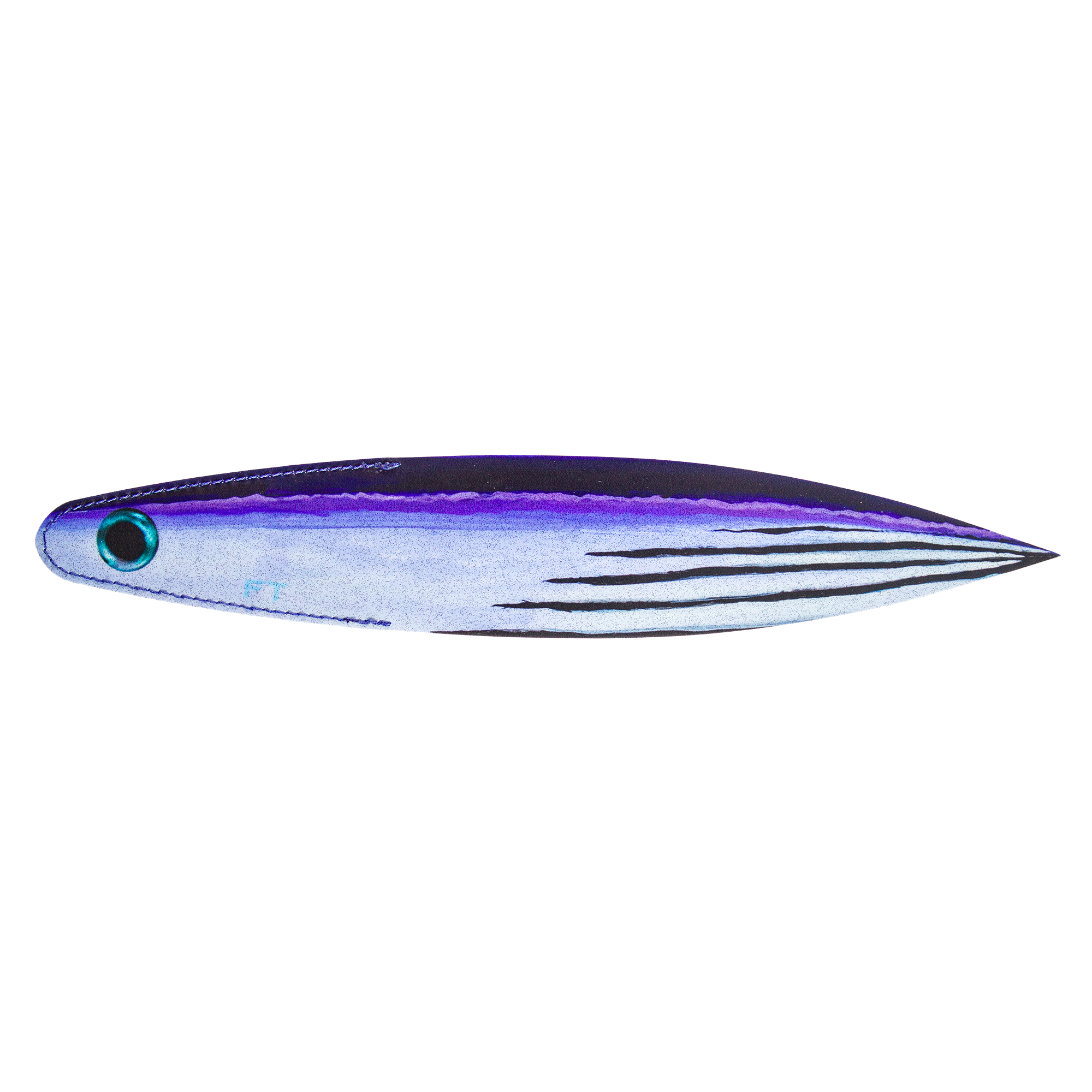 BILLFISH BACON DREDGE STRIPS PRINTED: 14" MEDIUM 12 PACK