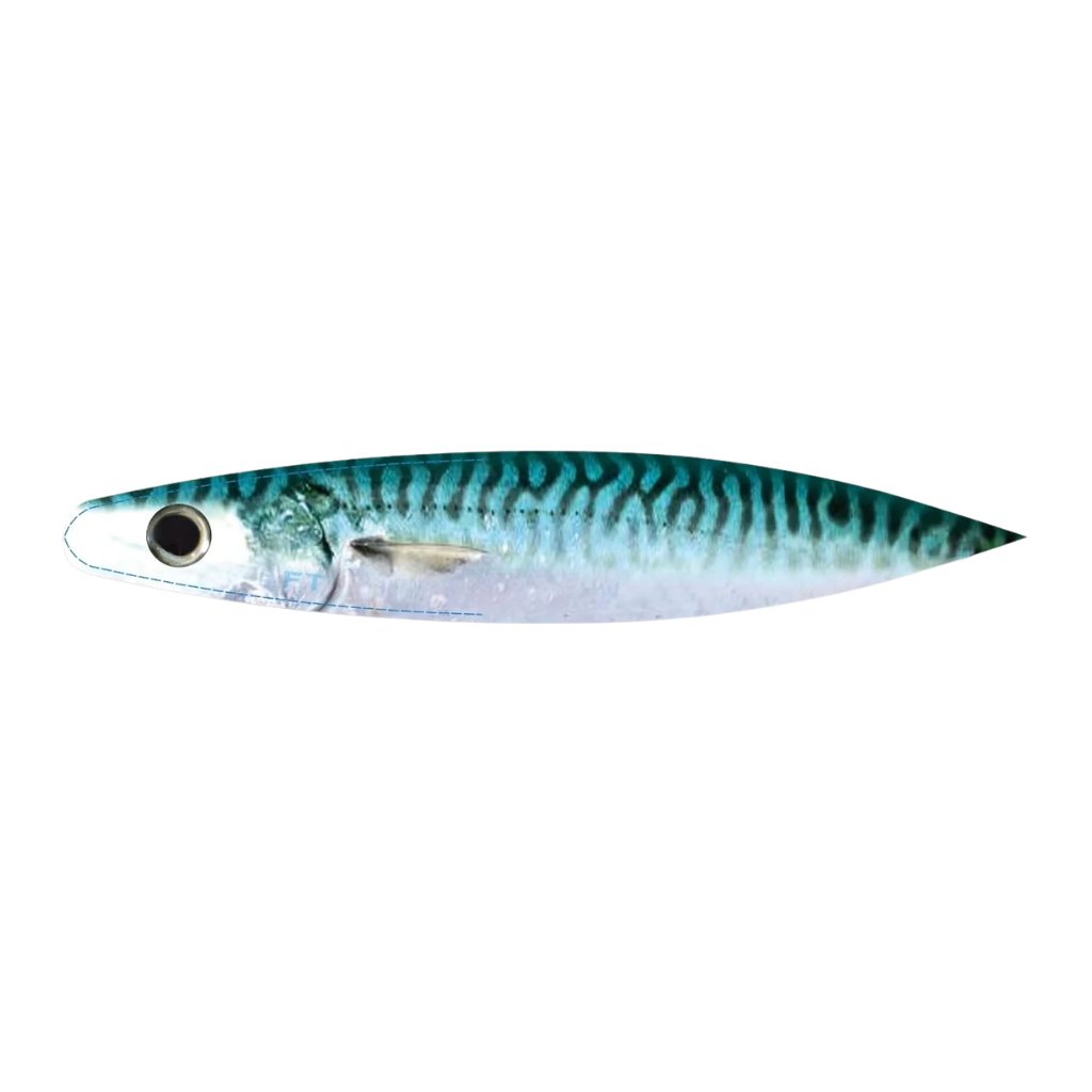 A single tinker mackrel fire tailz 14" billfish bacon dredge strip 