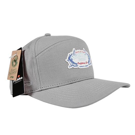 TARPON LOGO CANVAS 7-PANEL SNAPBACK