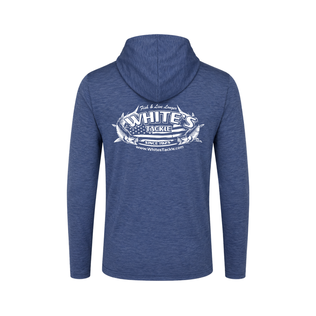 TARPON LOGO L/S PERFORMANCE SUN HOODIE