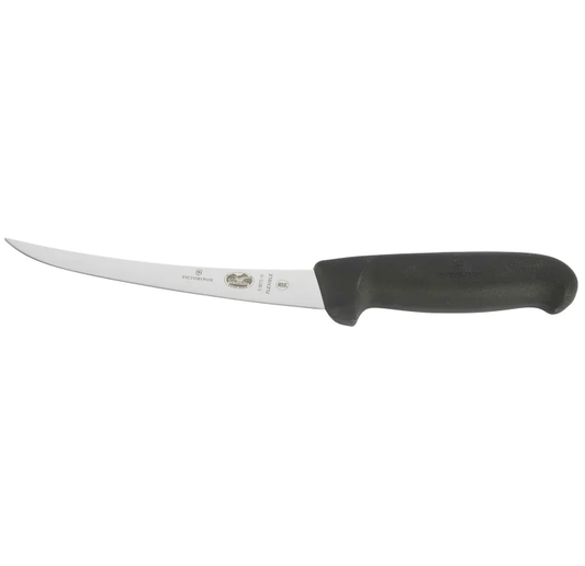 BONING KNIFE 6" CURVED FLEXIBLE KNIFE FIBROX PRO
