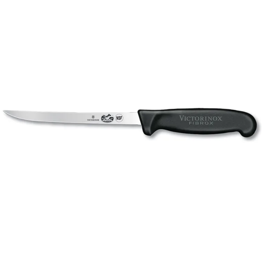 BONING KNIFE 6" STRAIGHT NARROW SEMI-FLEXABLE
