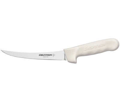 SANI-SAFE 6" FLEXIBLE CURVED BONING KNIFE