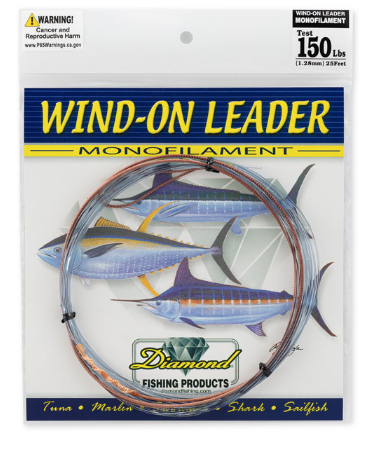 WIND-ON LEADER MONOFILAMENT 25FT