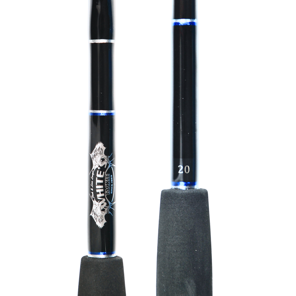 30ft fishing pole WHITE'S TACKLE 30LB STAND UP ROD