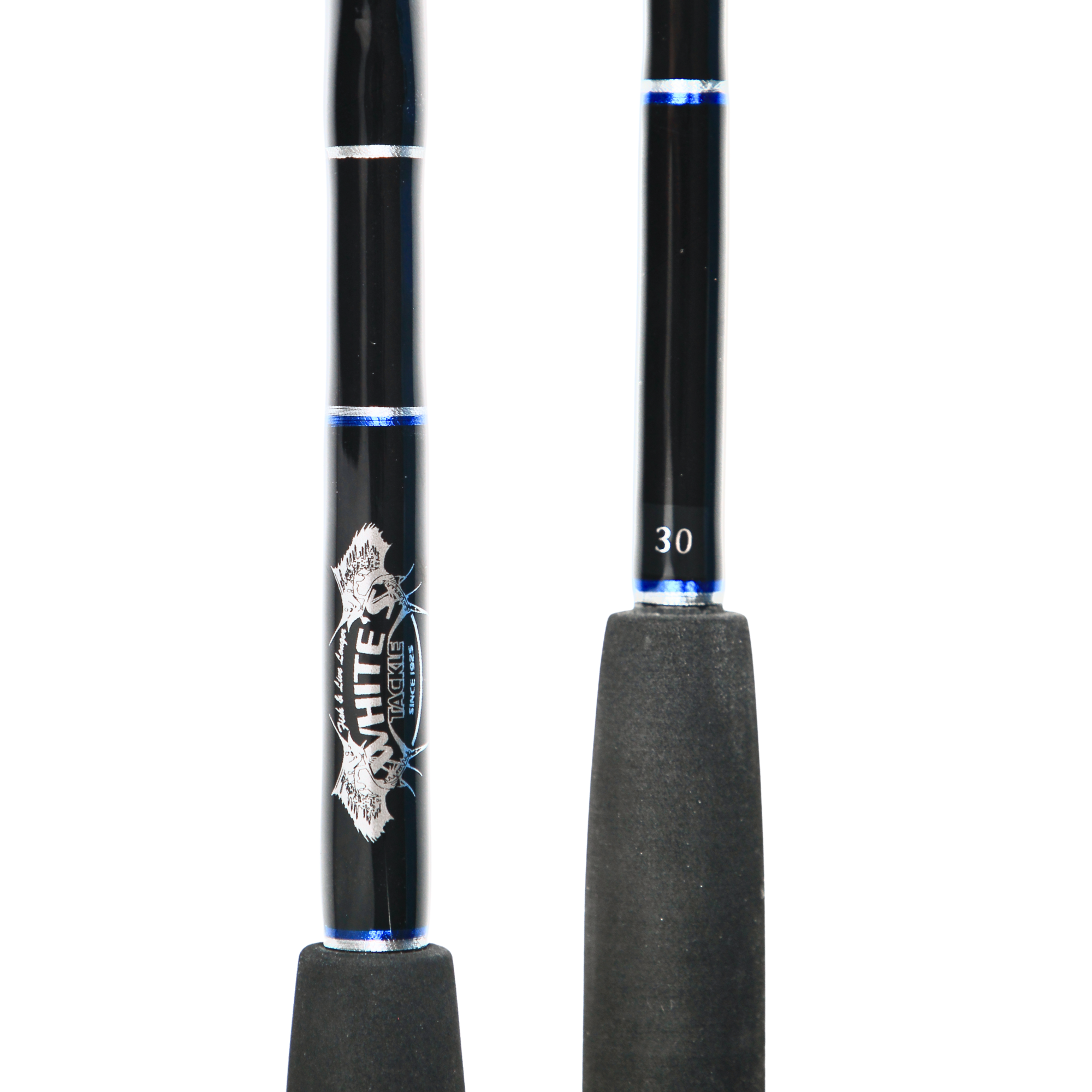30 foot fishing pole WHITE'S TACKLE 30LB STAND UP ROD