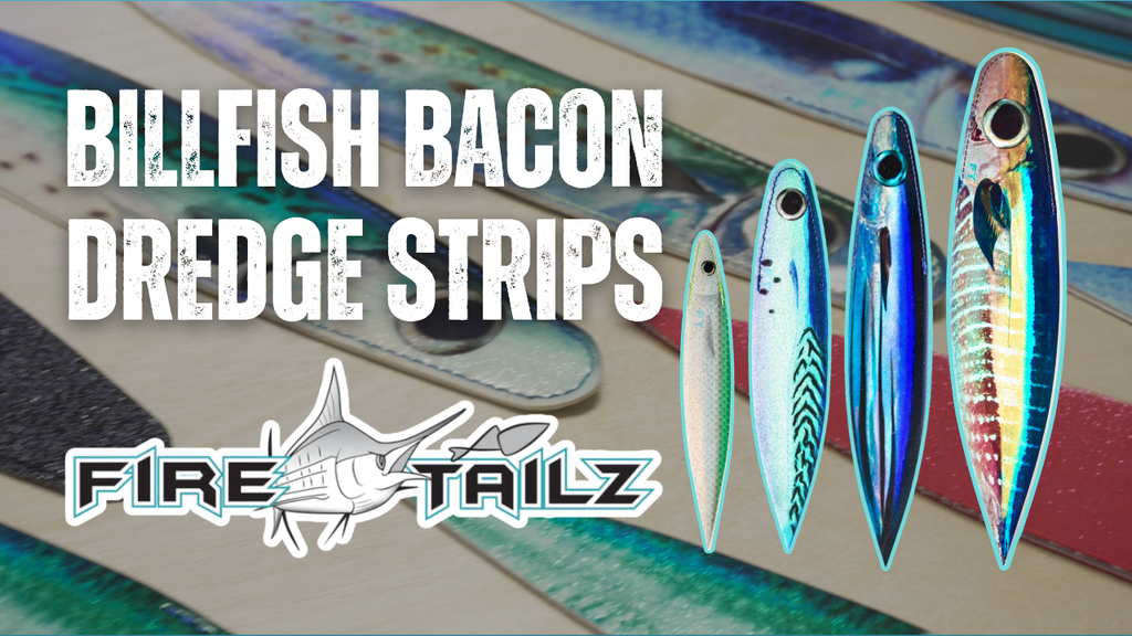 BILLFISH BACON DREDGE STRIPS PRINTED: 10" EXTRA SMALL 12 PACK