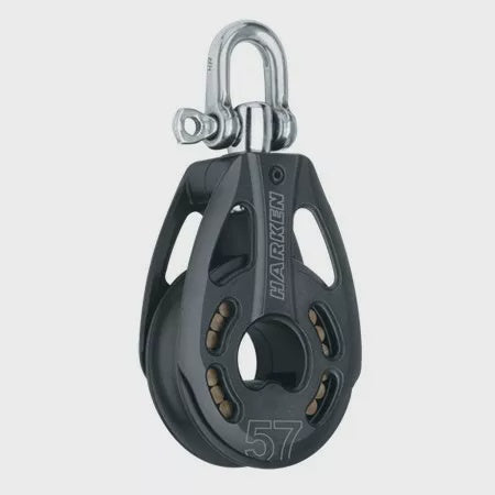 57MM SINGLE BLACK MAGIC AIR ALUMINUM BLOCK W/SWIVEL
