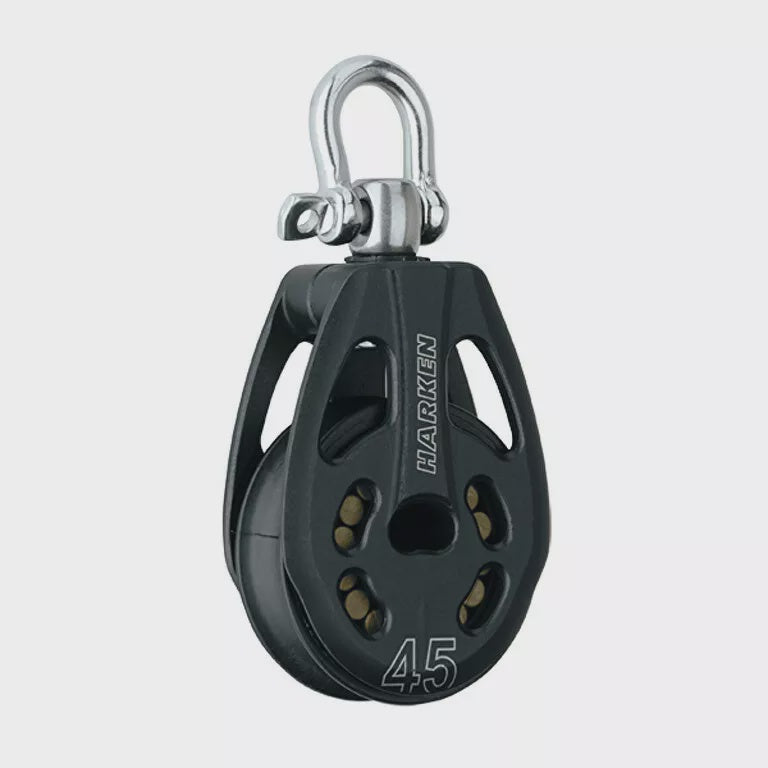 45MM SINGLE BLACK MAGIC AIR ALUMINUM BLOCK W/SWIVEL