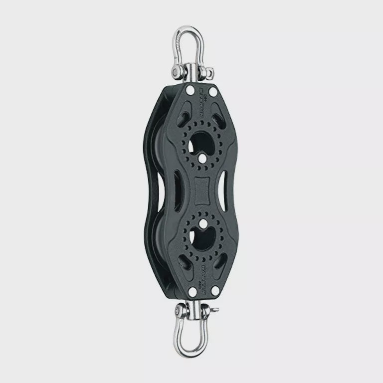 40MM DOUBLE SHEAVE FISHING BLOCK