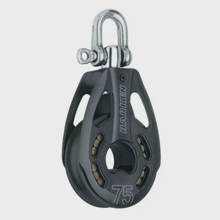 75MM SINGLE BLACK MAGIC AIR ALUMINUM BLOCK W/SWIVEL